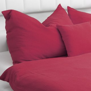 Dětské mušelínové povlečení do postýlky Nature MSN-042 Malinově červené - detail 1 - Biante.cz Dětské mušelínové povlečení do postýlky Nature MSN-042 Malinově červené - detail 1 - Biante.cz