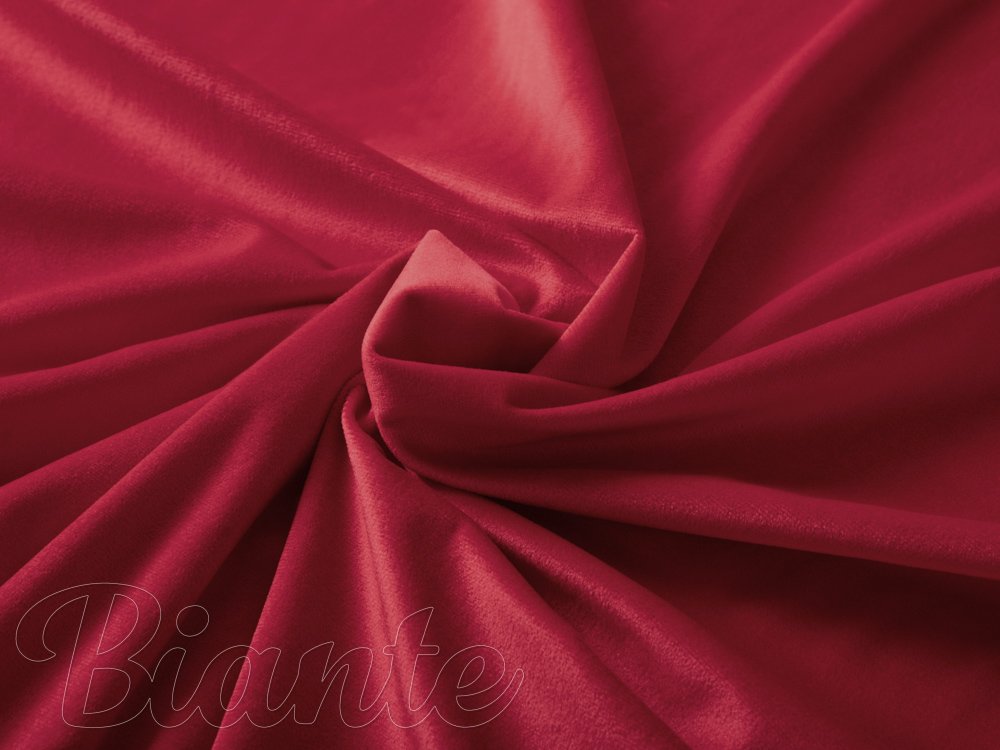Sametová látka Velvet Premium SVP-007 Malinově červená - šířka 145 cm a 280 cm - detail 1 - Biante.cz Sametová látka Velvet Premium SVP-007 Malinově červená - šířka 145 cm a 280 cm - detail 1 - Biante.cz