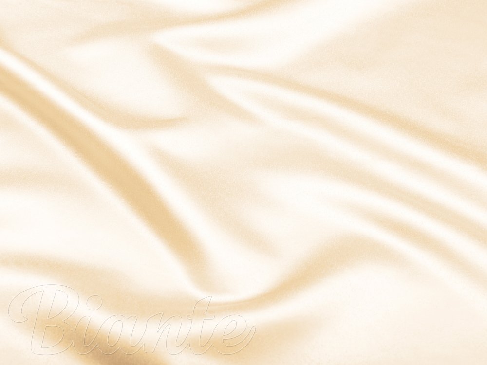 Látka polyesterový satén LUX-057 Béžová - šířka 150 cm - detail 5 - Biante.cz