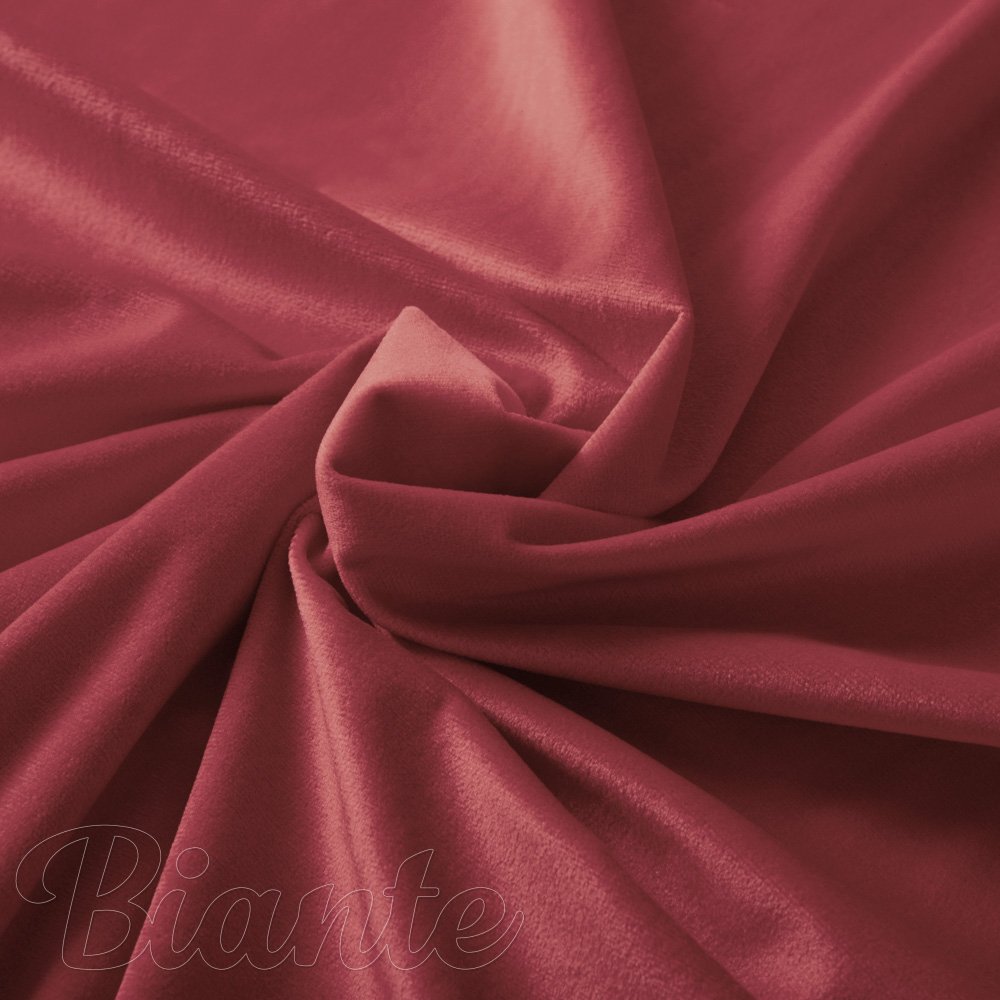 Zamatová látka Velvet Prémium SVP-050 Vínovo červená - šírka 280 cm - detail 1 - Biante.sk