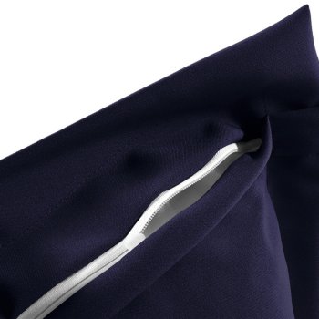 Dekorační povlak na polštář s lemem Rongo RG-079 Námořnická modrá - detail 1 - Biante.cz