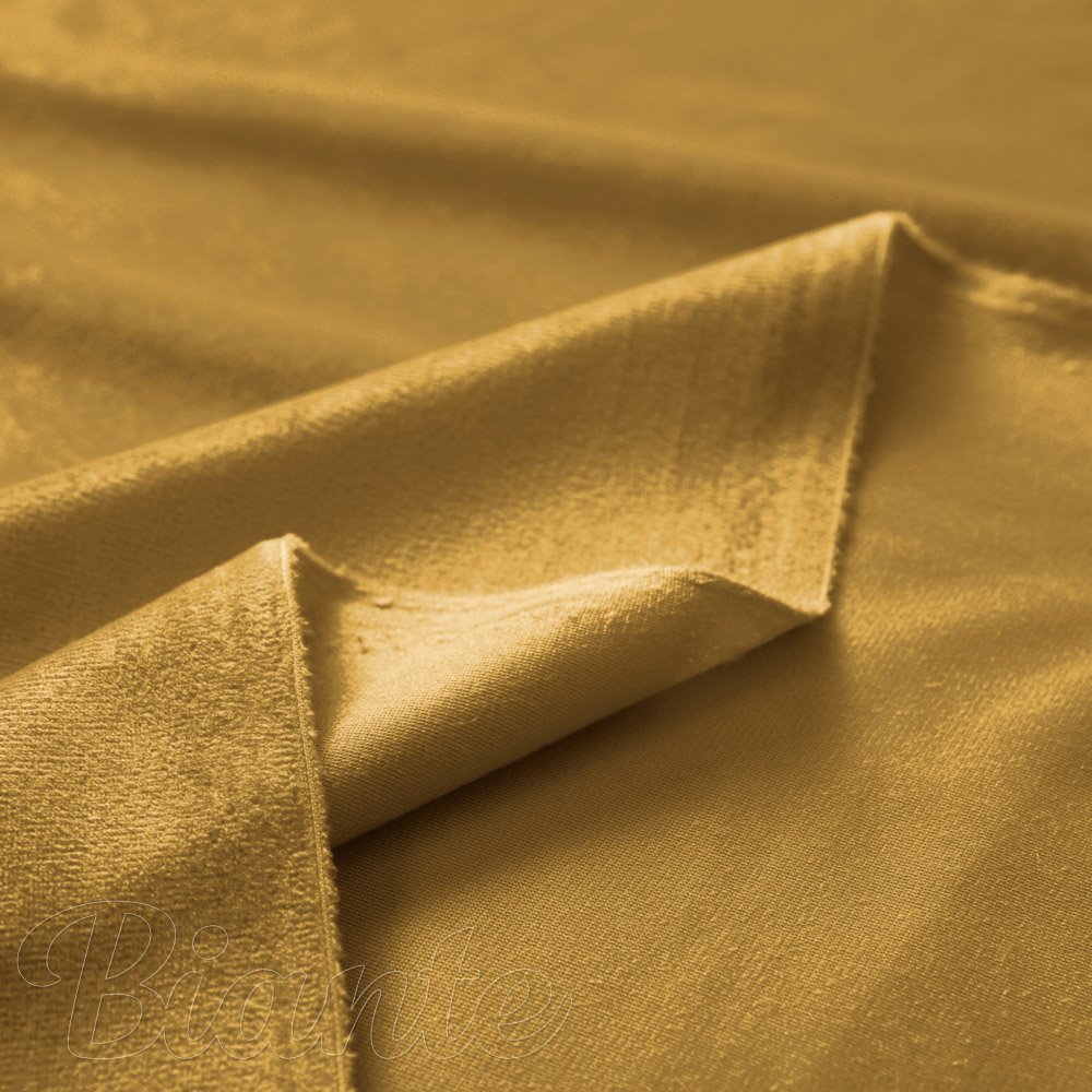 Zamatová látka Velvet Prémium SVP-009 Horčicová - šírka 145 cm a 280 cm - detail 5 - Biante.sk
