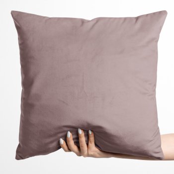 Sametový povlak na polštář Velvet Premium SVP-002 Starorůžový 40x40 cm - SKLADEM