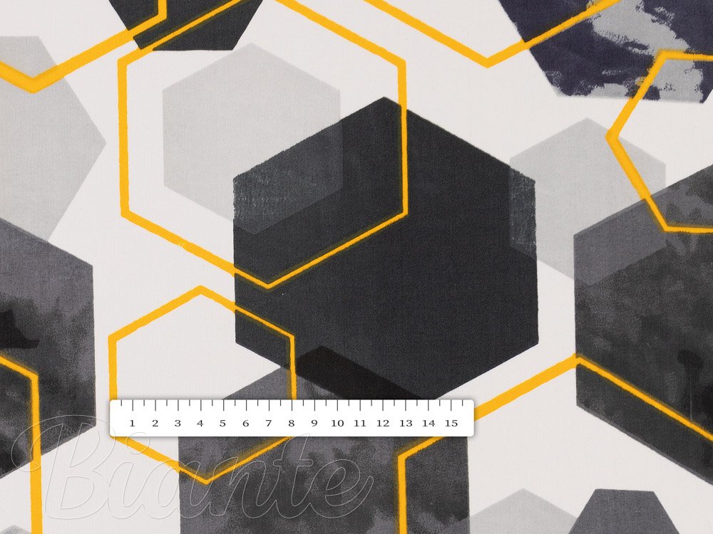 Bavlněná látka/plátno Sandra SA-568 Šedo-modrofialové mramorové hexagony na bílém - šířka 160 cm - detail 3 - Biante.cz Bavlněná látka/plátno Sandra SA-568 Šedo-modrofialové mramorové hexagony na bílém - šířka 160 cm - detail 3 - Biante.cz