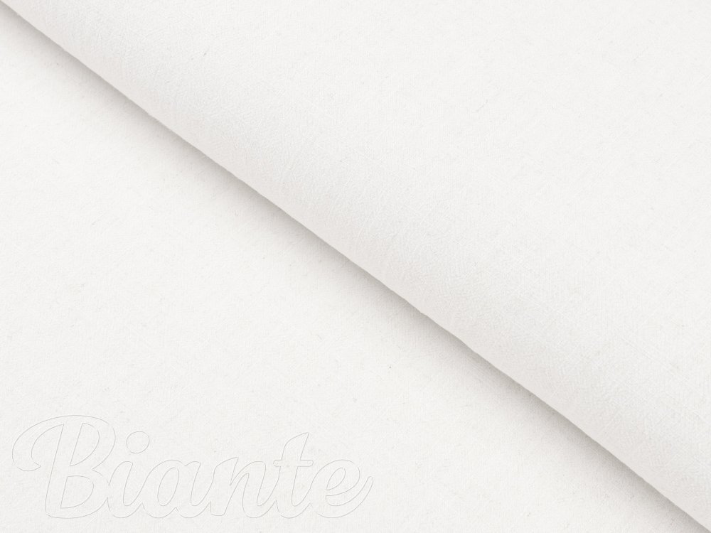 Lněná látka LEN-011 Bílá - metráž šířka 140 cm - detail 2 - Biante.cz Lněná látka LEN-011 Bílá - metráž šířka 140 cm - detail 2 - Biante.cz