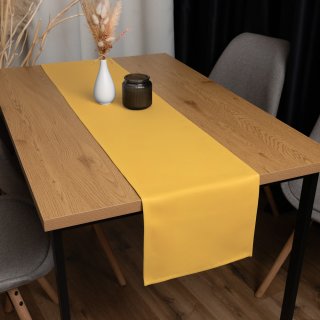 Dekorační běhoun na stůl BKU-109 Hořčicový - detail 1 - Biante.cz