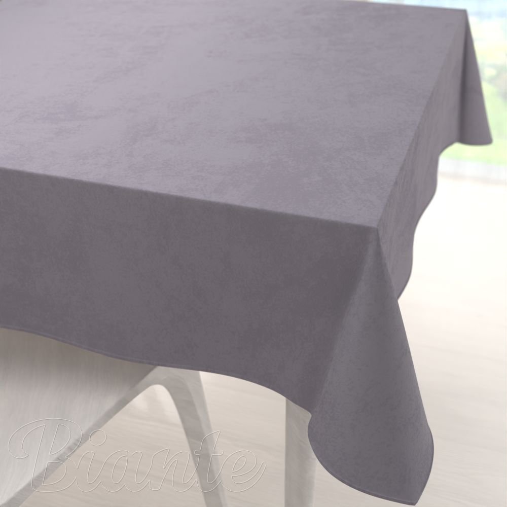 Velký sametový čtvercový ubrus Velvet Premium SVP-013 Šedý - Biante.cz