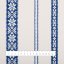 Bavlněná látka/plátno Sandra SA-590 Modrý lidový vzor na bílém - šířka 160 cm - detail 3 - Biante.cz