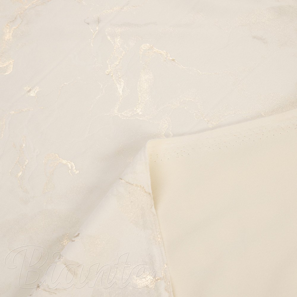 Sametová látka Isabela IBL-017 Zlatý/kouřový mramor na smetanovém - šířka 280 cm - detail 5 - Biante.cz