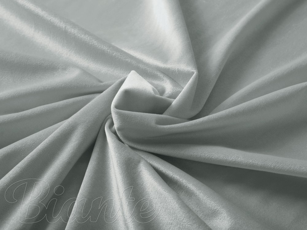 Dekorační látka Samet Velvet SV-029 Cementově šedá - šířka 150 cm - detail 1 - Biante.cz Dekorační látka Samet Velvet SV-029 Cementově šedá - šířka 150 cm - detail 1 - Biante.cz