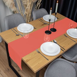 Dekorační běhoun na stůl Rongo RG-037 Korálový - detail 1 - Biante.cz