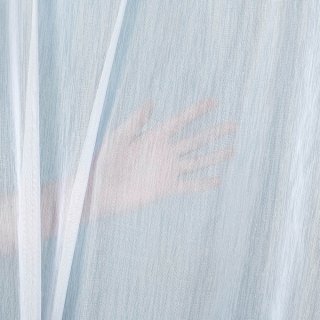 Voál bílý melírovaný bez olůvka ZAC-012 výška 300 cm - detail 1 - Biante.cz Voál bílý melírovaný bez olůvka ZAC-012 výška 300 cm - detail 1 - Biante.cz