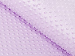 Dětská látka Minky 3D puntíky MKP-002 Fialová lila - šířka 150 cm - Biante.cz Dětská látka Minky 3D puntíky MKP-002 Fialová lila - šířka 150 cm - Biante.cz