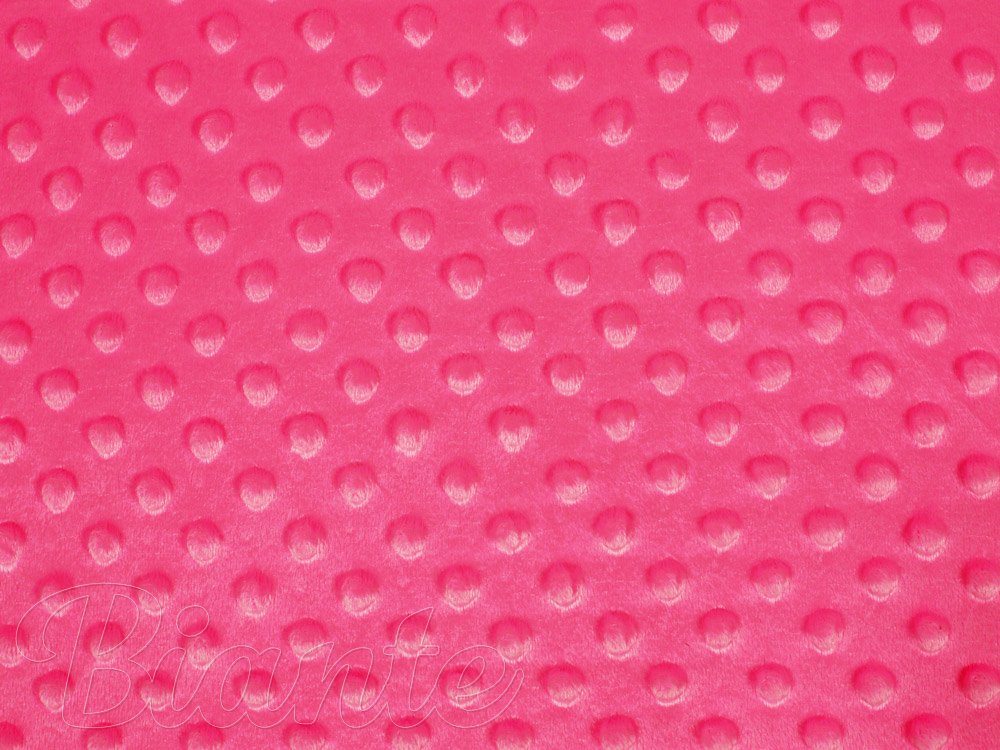 Dětská látka Minky 3D puntíky MKP-009 Fuchsiová - šířka 150 cm - detail 6 - Biante.cz Dětská látka Minky 3D puntíky MKP-009 Fuchsiová - šířka 150 cm - detail 6 - Biante.cz
