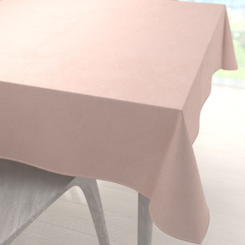 Sametový čtvercový ubrus Velvet Premium SVP-043 Pudrově růžový - Biante.cz
