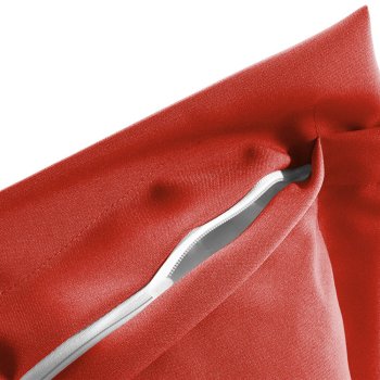 Dekorační povlak na polštář s lemem Rongo RG-088 Cihlově červený - detail 1 - Biante.cz