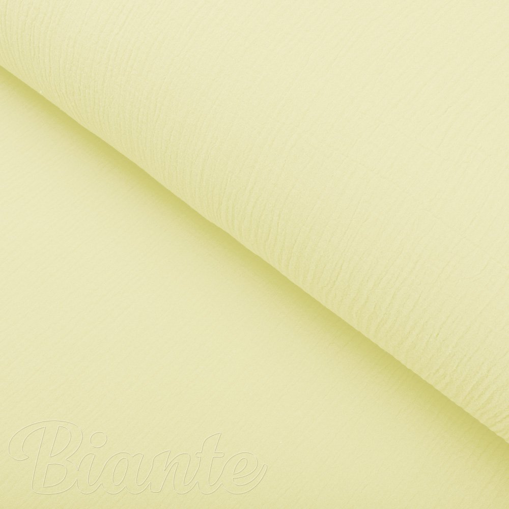 Mušelín dvojitá gázovina MSN-071 Světlá vanilkově žlutá - metráž šířka 140 cm - detail 4 - Biante.cz Mušelín dvojitá gázovina MSN-071 Světlá vanilkově žlutá - metráž šířka 140 cm - detail 4 - Biante.cz