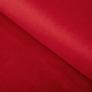 Sametová látka Velvet Premium SVP-051 Sytě červená - šířka 280 cm