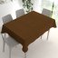 Obdĺžnikový obrus/imitácia brúsenej kože Alcantara ALC-017 Hnedý hrdzavý - detail 1 - Biante.sk