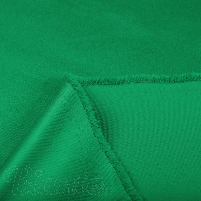 Látka polyesterový satén LUX-028 Irská zelená - šířka 150 cm - detail 6 - Biante.cz