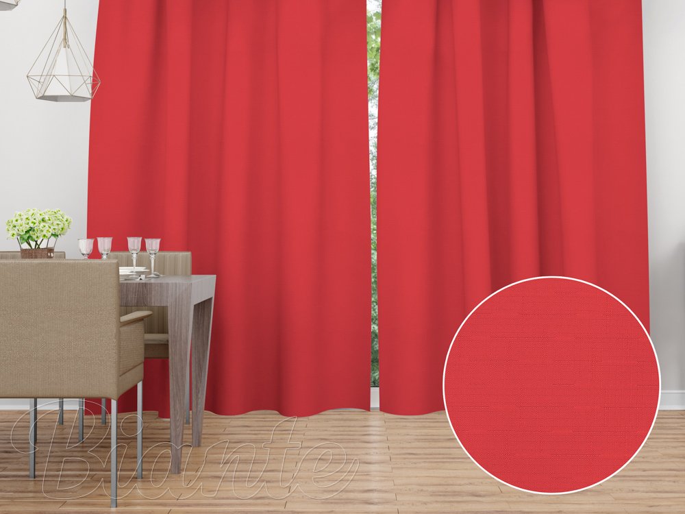 Dekorační závěs na míru - Paris TF-126 Sytě červený - Biante.cz