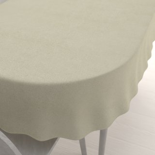 Oválny obrus/imitácia brúsenej kože Alcantara ALC-021 Krémový - Biante.sk Oválny obrus/imitácia brúsenej kože Alcantara ALC-021 Krémový - Biante.sk