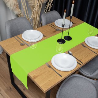 Dekoračný behúň na stôl Rongo RG-041 Žiarivý zelený - detail 1 - Biante.sk