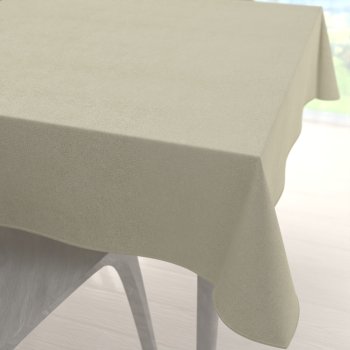 Čtvercový ubrus/imitace broušené kůže Alcantara ALC-021 Krémový - Biante.cz Čtvercový ubrus/imitace broušené kůže Alcantara ALC-021 Krémový - Biante.cz