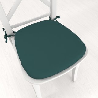 Oblý podsedák Rongo RG-099 Tmavý fľaškovo zelený - 39x37x3 cm - Biante.sk