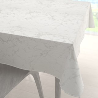 Dekorační čtvercový ubrus Parma PM-116 Stříbrný mramor na krémovém - Biante.cz Dekorační čtvercový ubrus Parma PM-116 Stříbrný mramor na krémovém - Biante.cz