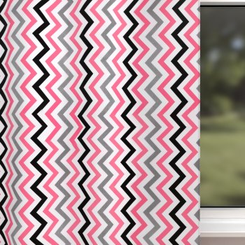 Dětský bavlněný závěs Sandra SA-377 Růžovo-šedo-černé cik-cak proužky - detail 1 - Biante.cz Dětský bavlněný závěs Sandra SA-377 Růžovo-šedo-černé cik-cak proužky - detail 1 - Biante.cz