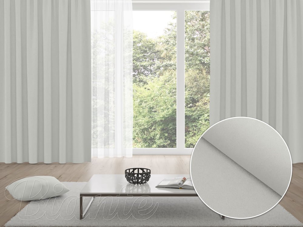Zatemňovací závěs Blackout BKU-101 Světle šedý - šířka 140 cm - Biante.cz Zatemňovací závěs Blackout BKU-101 Světle šedý - šířka 140 cm - Biante.cz