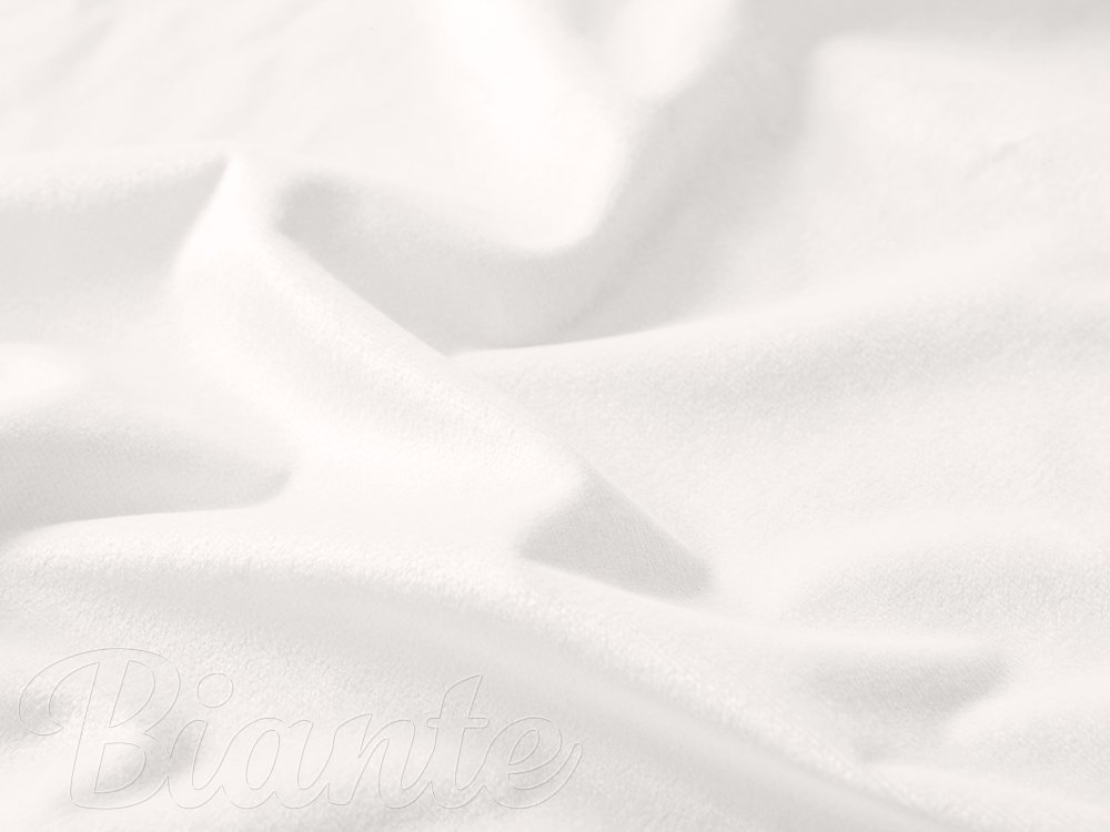 Sametová látka Velvet Premium SVP-024 Krémově bílá - šířka 145 cm - detail 3 - Biante.cz Sametová látka Velvet Premium SVP-024 Krémově bílá - šířka 145 cm - detail 3 - Biante.cz