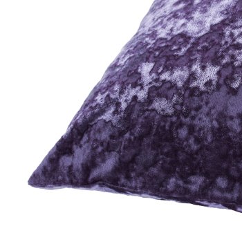 Sametový povlak na polštář Diana DI-006 Tmavě fialový - detail 1 - Biante.cz