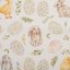 Dekorační látka Leona LN-177 Velikonoční zvířátka a kraslice na bílém - šířka 140 cm - detail 2 - Biante.cz