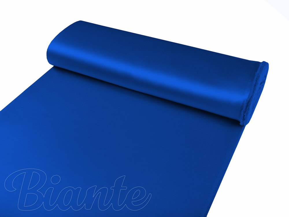 Látka polyesterový satén LUX-L053 Královská modrá - šířka 150 cm - detail 3 - Biante.cz Látka polyesterový satén LUX-L053 Královská modrá - šířka 150 cm - detail 3 - Biante.cz