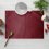 Teflonové prostírání na stůl TF-095 Vínově červené bez vzoru - Biante.cz