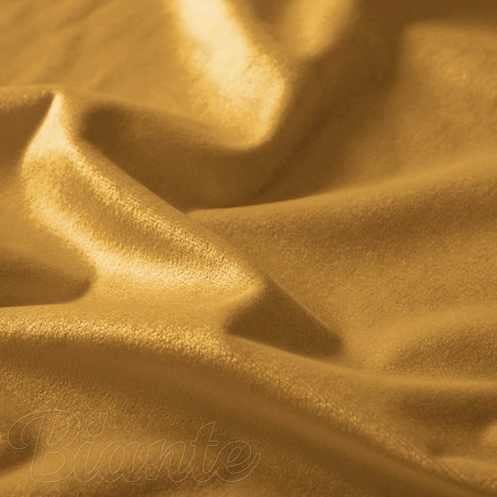 Sametová látka Velvet Premium SVP-047 Hořčicová - šířka 145 cm - detail 3 - Biante.cz