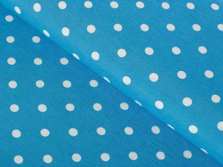 Dekorační látka Leona LN-021 Bílé puntíky na modrém - šířka 140 cm - detail 1 - Biante.cz Dekorační látka Leona LN-021 Bílé puntíky na modrém - šířka 140 cm - detail 1 - Biante.cz