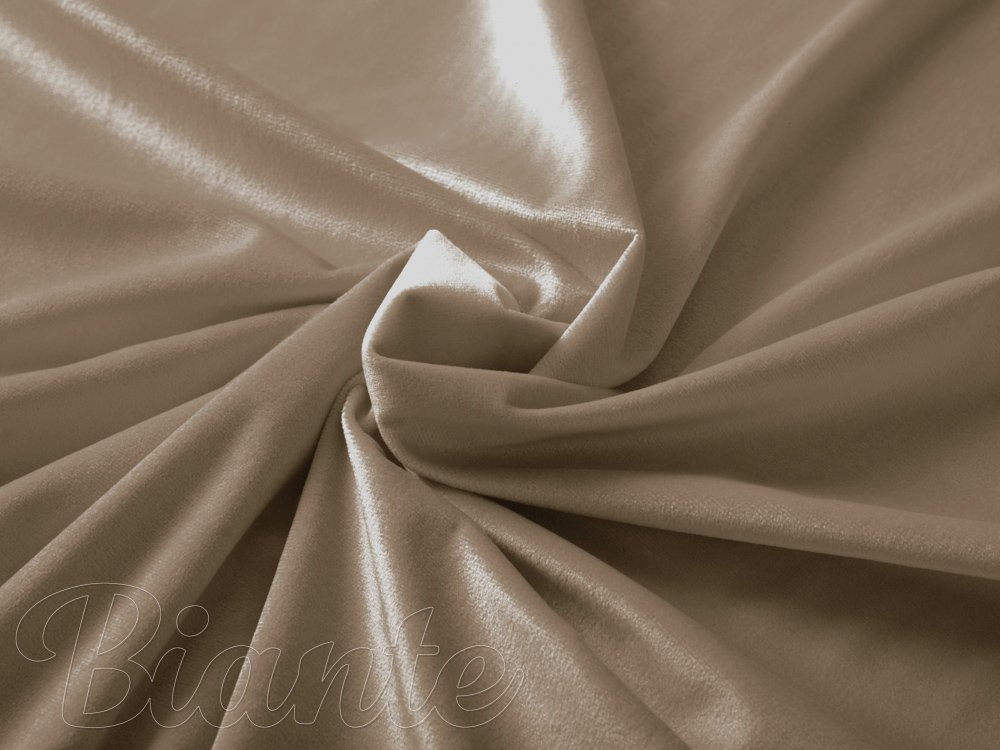 Sametová látka Velvet Premium SVP-034 Kávově hnědá - šířka 280 cm - detail 1 - Biante.cz Sametová látka Velvet Premium SVP-034 Kávově hnědá - šířka 280 cm - detail 1 - Biante.cz