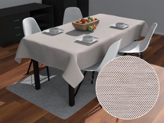 Teflonový obdélníkový ubrus TF-066 Béžový režný - Biante.cz Teflonový obdélníkový ubrus TF-066 Béžový režný - Biante.cz