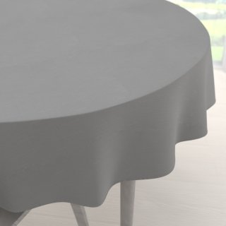 Teflonový kulatý ubrus - Paris TF-019 Šedý - Biante.cz