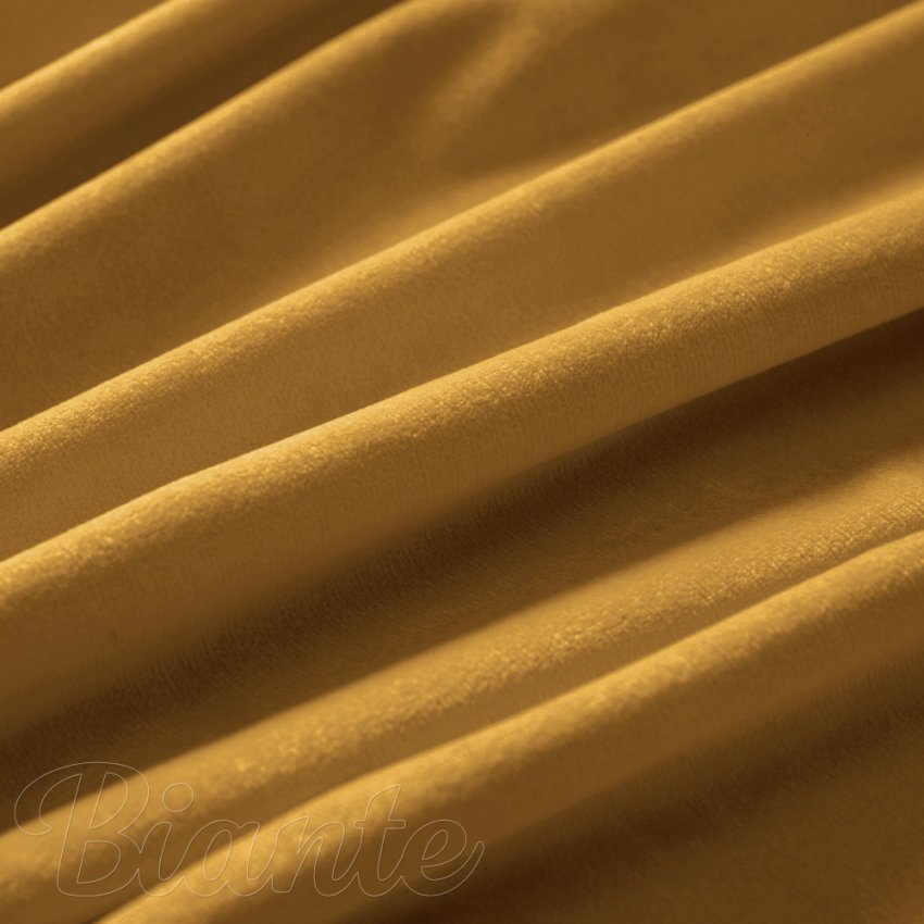 Zamatová látka Velvet Prémium SVP-047 Horčicová - šírka 145 cm - detail 4 - Biante.sk