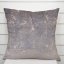 Sametový povlak na polštář Isabela IBL-002 Gold Design šedý 45x45 cm - SKLADEM - Biante.cz