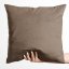 Sametový povlak na polštář Velvet Premium SVP-005 Světle hnědý 40x40 cm - SKLADEM
