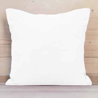 Mušelínová obliečka na vankúš MSN-079 Snehovo biela - Biante.sk