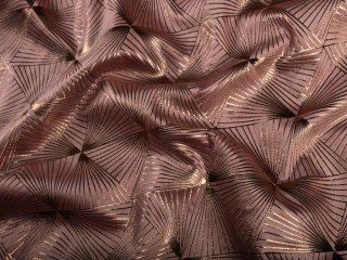 Zamatová látka Isabela IBL-009 Rose Gold trojuholníky na staroružovom - šírka 280 cm - detail 3 - Biante.sk Zamatová látka Isabela IBL-009 Rose Gold trojuholníky na staroružovom - šírka 280 cm - detail 3 - Biante.sk