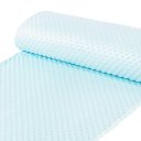Dětská látka Minky 3D puntíky MKP-013 Ledová modrá - šířka 150 cm - detail 2 - Biante.cz