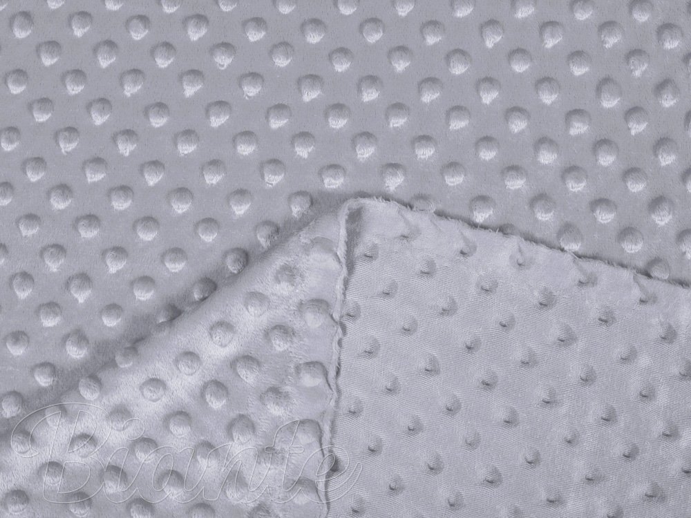 Dětská látka Minky 3D puntíky MKP-048 Šedá - šířka 150 cm - detail 3 - Biante.cz Dětská látka Minky 3D puntíky MKP-048 Šedá - šířka 150 cm - detail 3 - Biante.cz