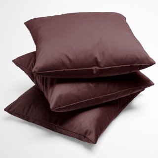 Sametový povlak na polštář Velvet Premium SVP-019 Hnědofialový - detail 1 - Biante.cz